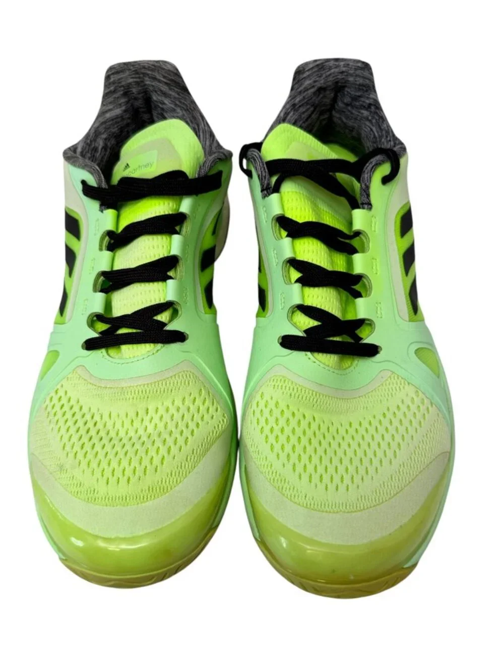 Adidas Stella McCartney Womens 10 Lime Green Black Sneakers GZ8494